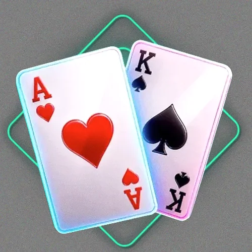 Ace and king playing cards
