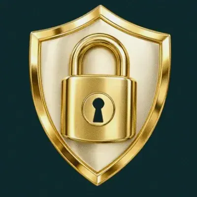 Shield with padlock — Rich Prize