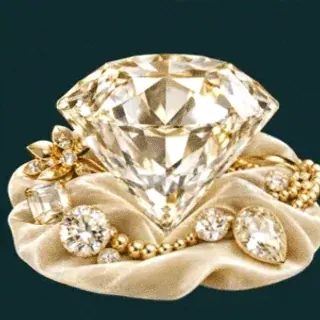 Faceted diamond gemstone — Rich Prize
