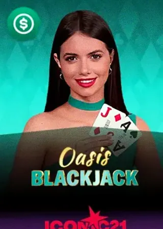 Oasis Blackjack live game cover