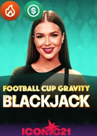 Football Cup Gravity Blackjack live game cover