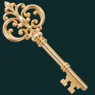 Ornate antique key — Rich Prize